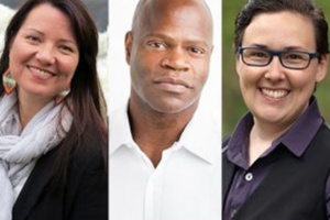 Kahente Horn-Miller, Michael Charles and Benny Michaud