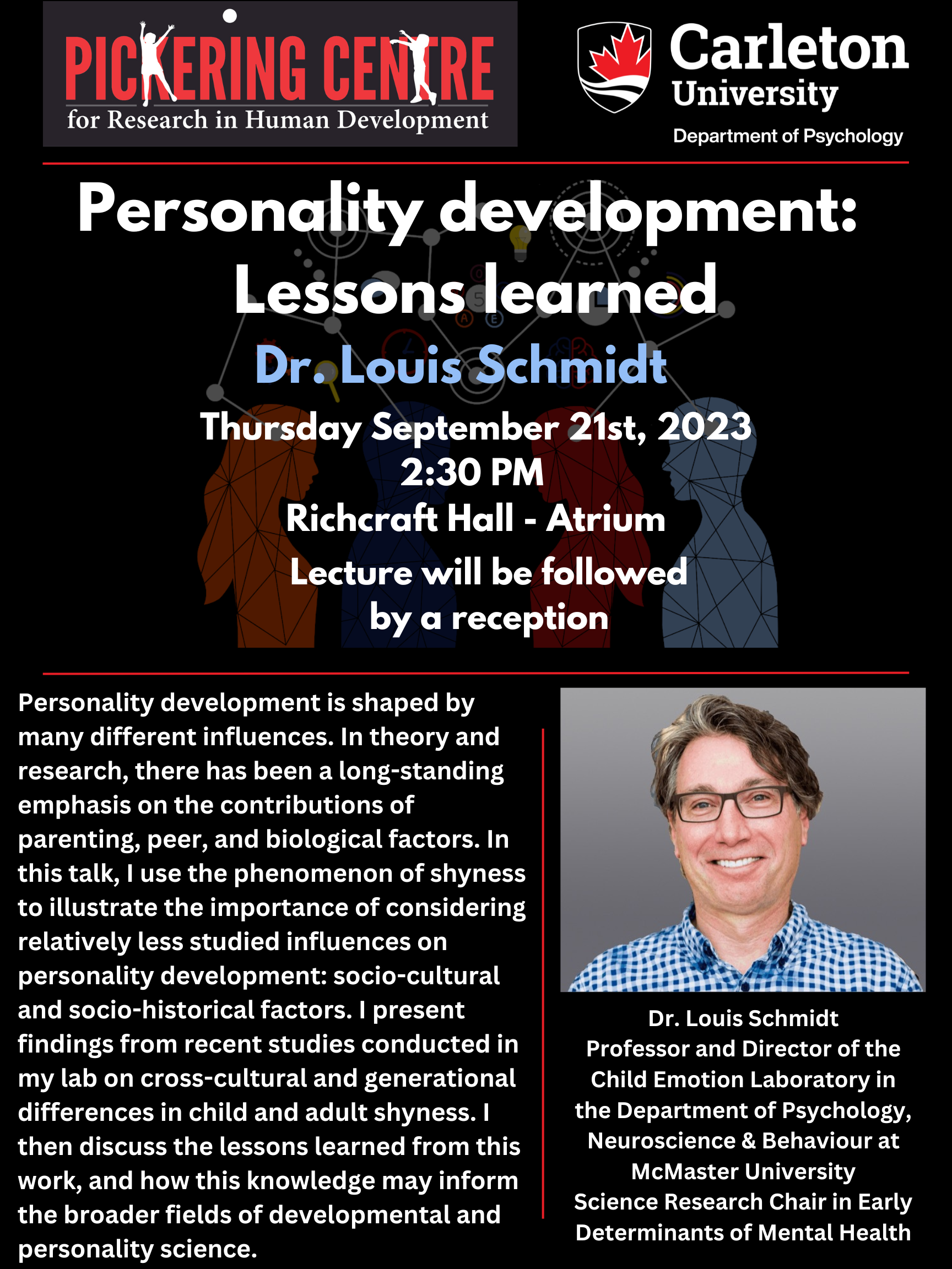 Pickering Centre for Research in Human Development Public Lecture