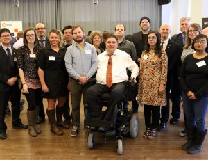 Minister Kent Hehr with the READi students