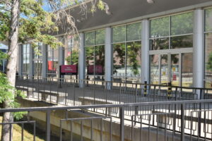 Image of the Tory Building quad entrance