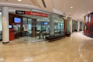 Image of Registrar's Office entrance