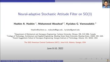 Thumbnail for: Hashim – Neural Adaptive Attitude Filter in 2022 IEEE ACC