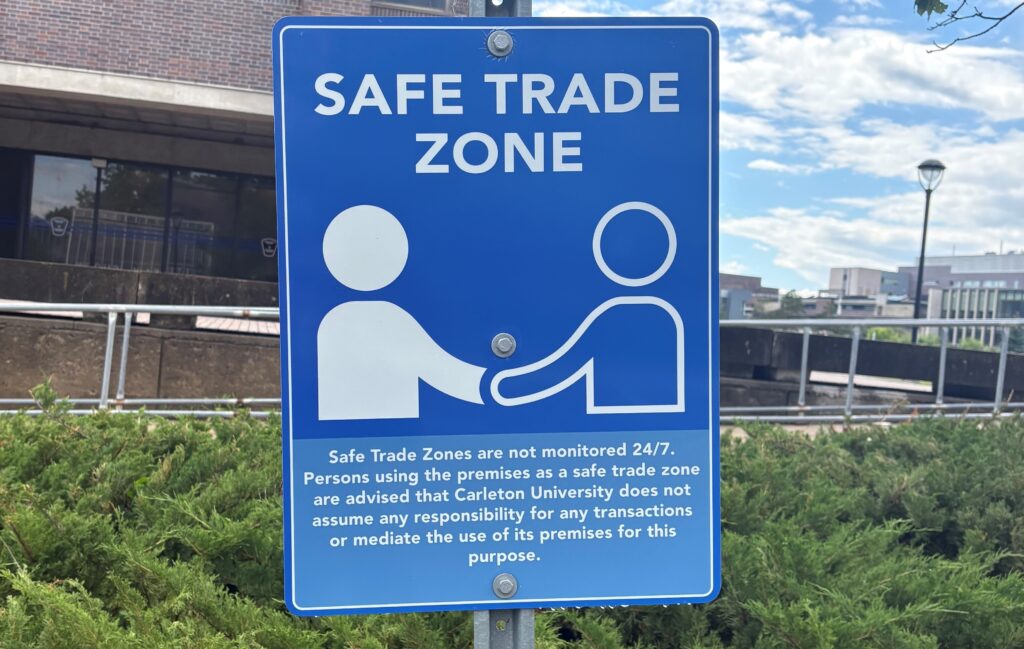 Safe Trade Zone Sign