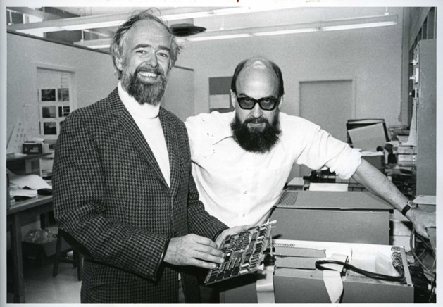 A picture of Ray Buhr and Archie Bowen