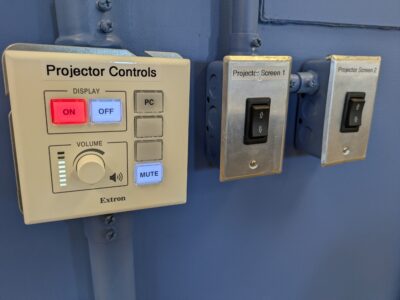 Extron projector controller