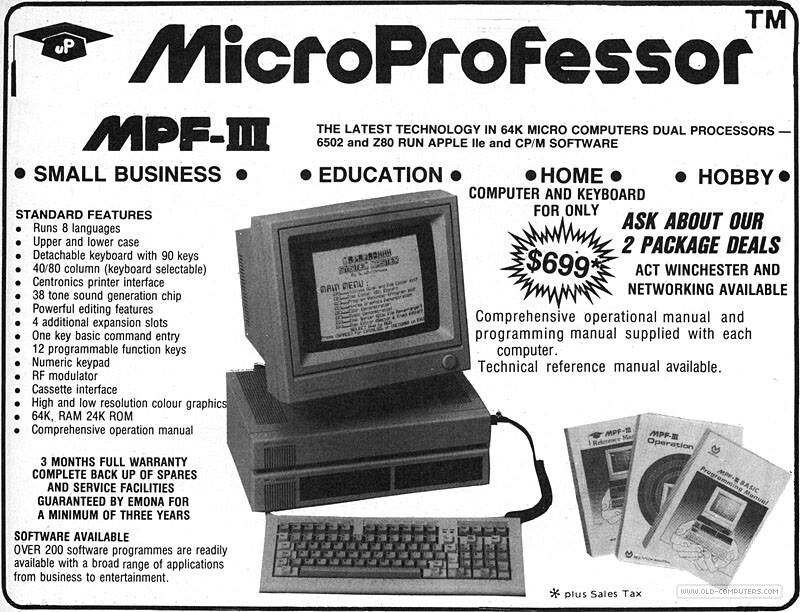 Micro-professor vintage computer
