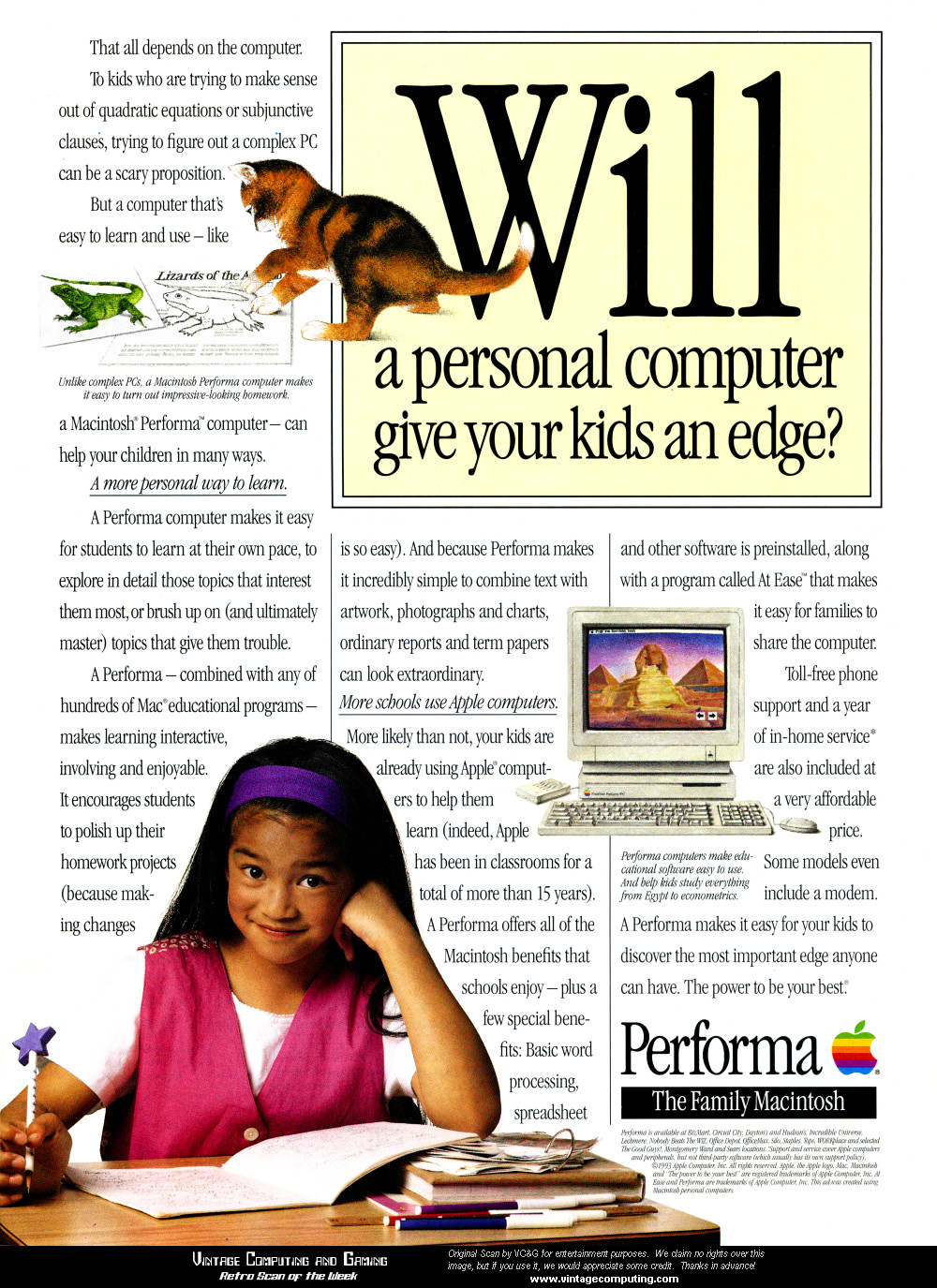 Apple Performa Kids Apple Ad