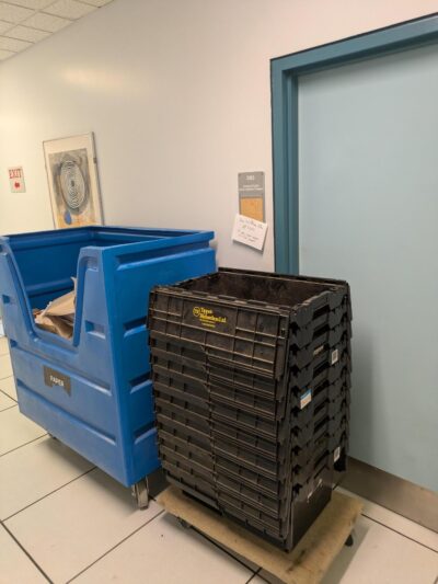 Moving bins