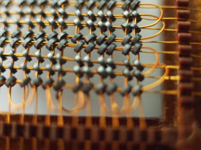 Ferrite Core memory Close Up