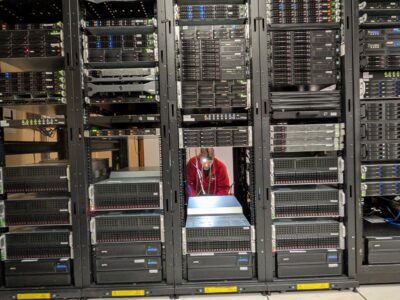 SCS server room relocation led by Andrew Pullin