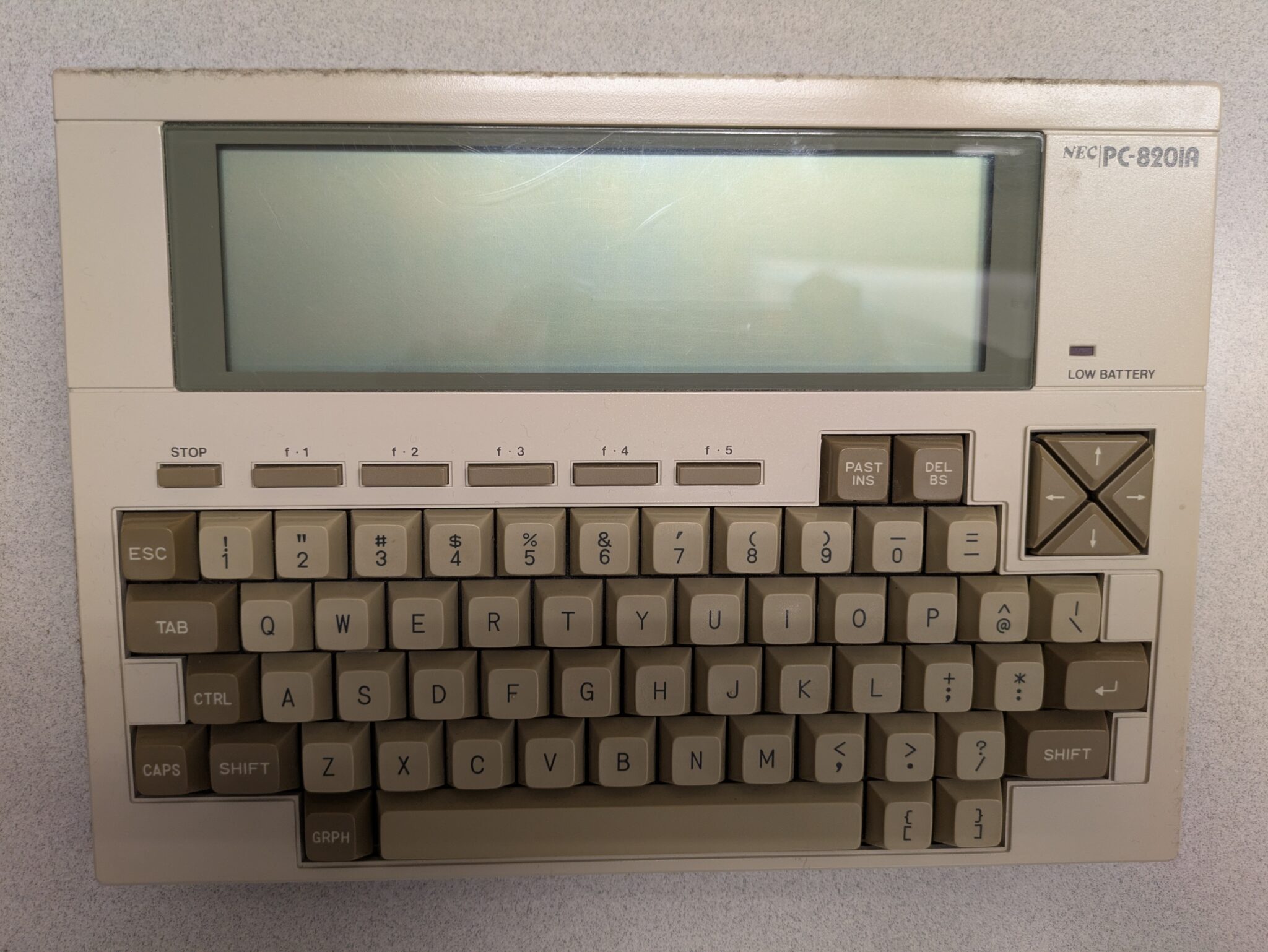 NEC PC-8201A - School of Computer Science