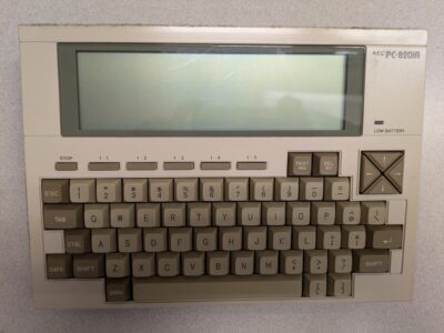 NEC PC-8201A - School of Computer Science
