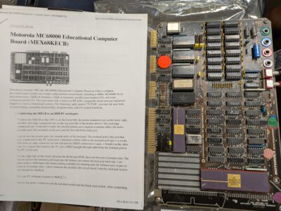 Motorola MC68000 Educational Computer Board (MEX68KECB) 