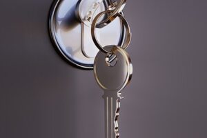 Picture of lock and key