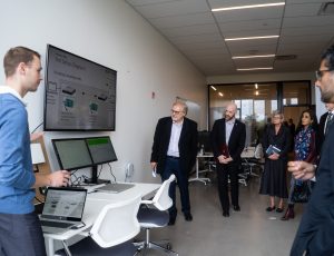 Mobile wireless lab opening