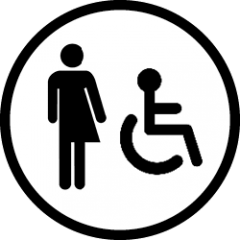 Icon indicating wheelchair accessible