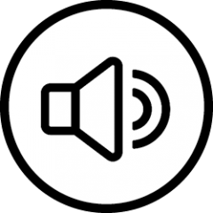 Icon indicating loud sounds