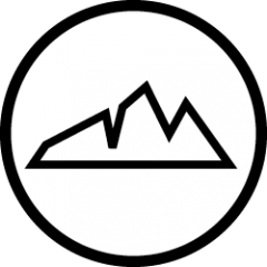 Icon indicating that event features uneven terrain