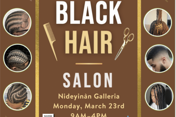 black hair salon pop up