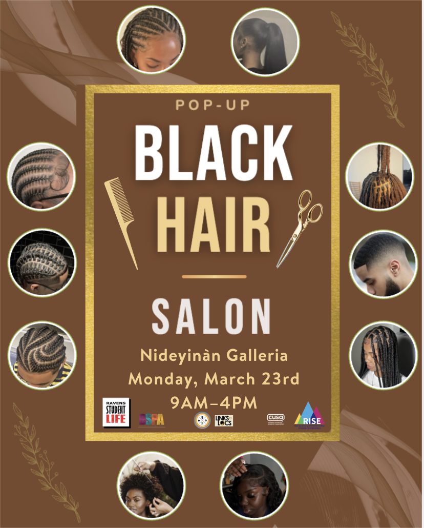 black hair salon pop up