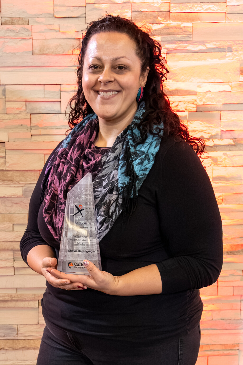 Betty Weiss Memorial Award Recipient Shaye Belanger