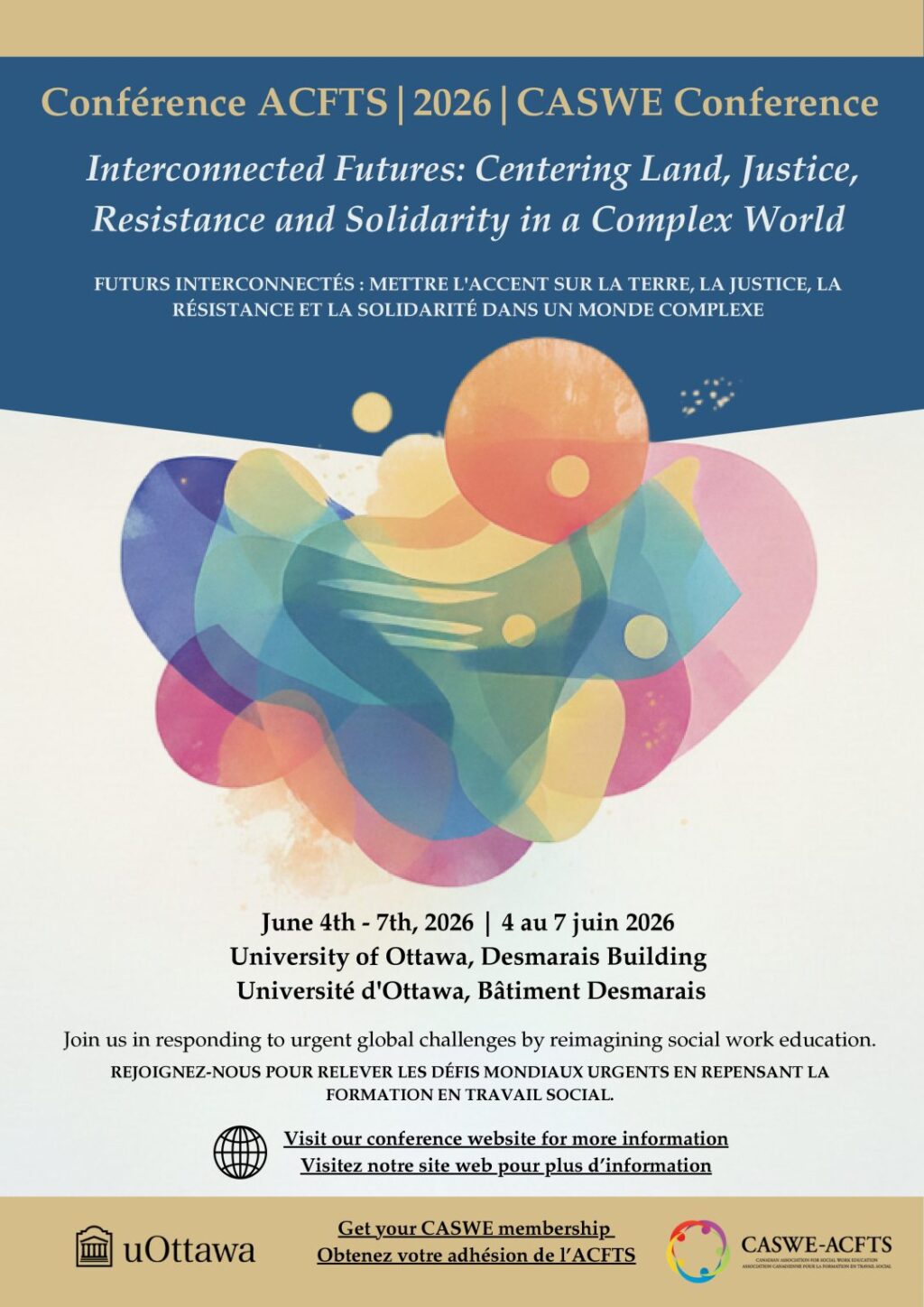 Poster with details of conference including the date of June 4-7th 2026