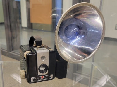 Photo for the news post: Kodak Brownie Hawkeye Flash Model Camera