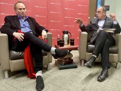 Photo for the news post: Award-winning author and journalist Buzz Bissinger visits Carleton’s School of Journalism and Communication