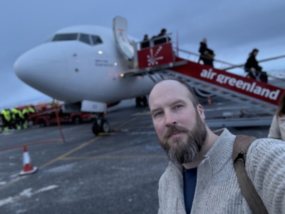 Photo for the news post: Journalism professor Brett Popplewell publishes feature on Greenland crisis in The Walrus