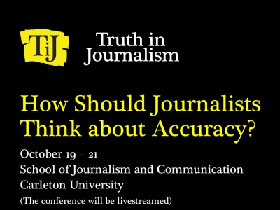 Photo for the news post: Carleton hosts first-of-its-kind conference on fact checking in journalism Oct. 19-21