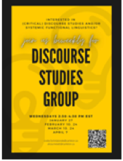 Discourse Studies Group poster