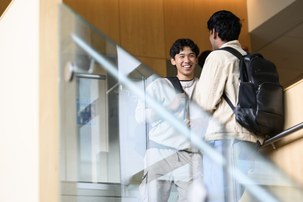 Image of students talking