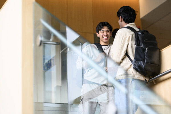 Image of students talking