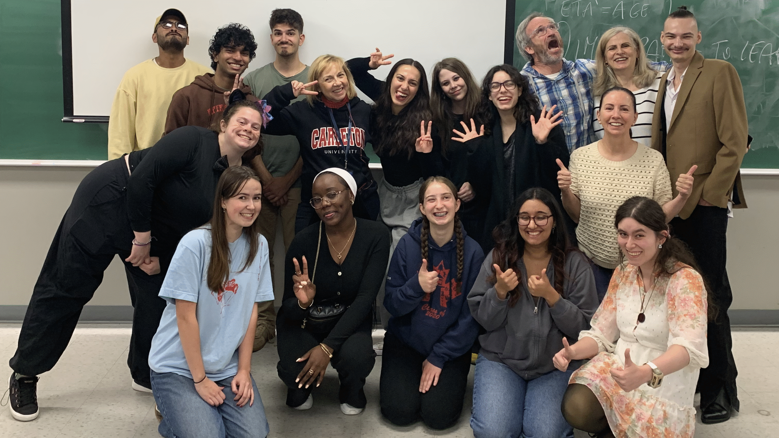 Group photo at Italofonia