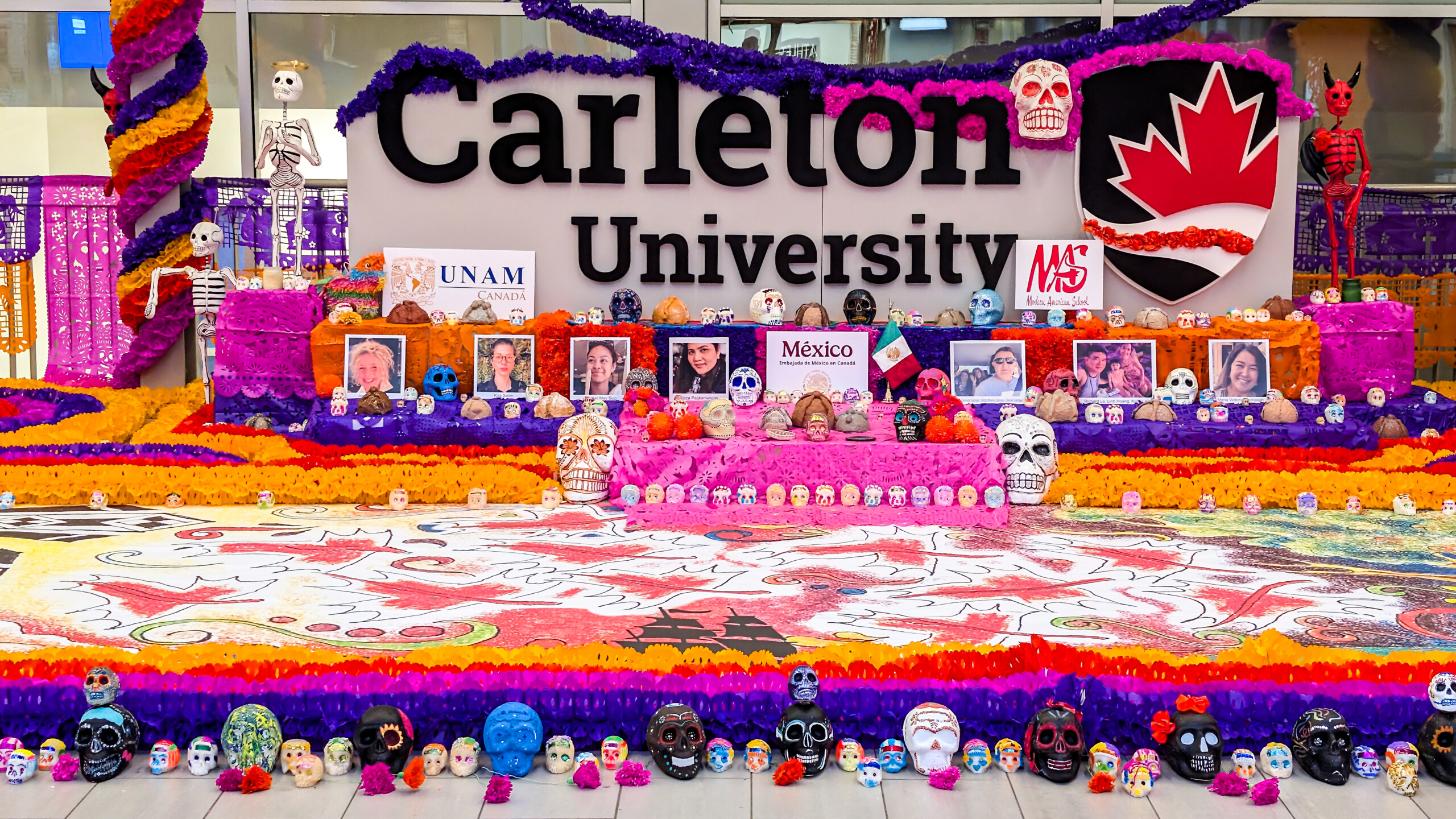 Image of Day of the Dead altar at Carleton University