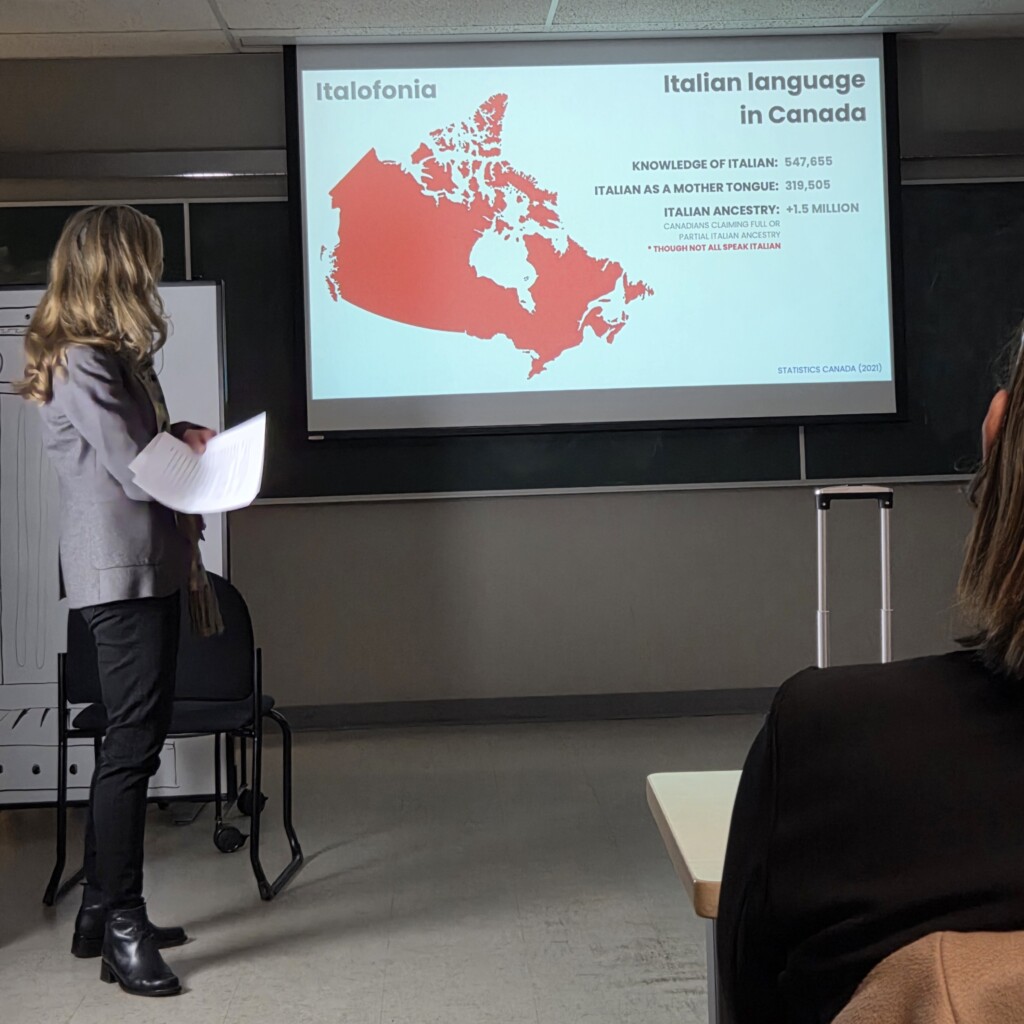 Cristina Trevisan at Italofonia