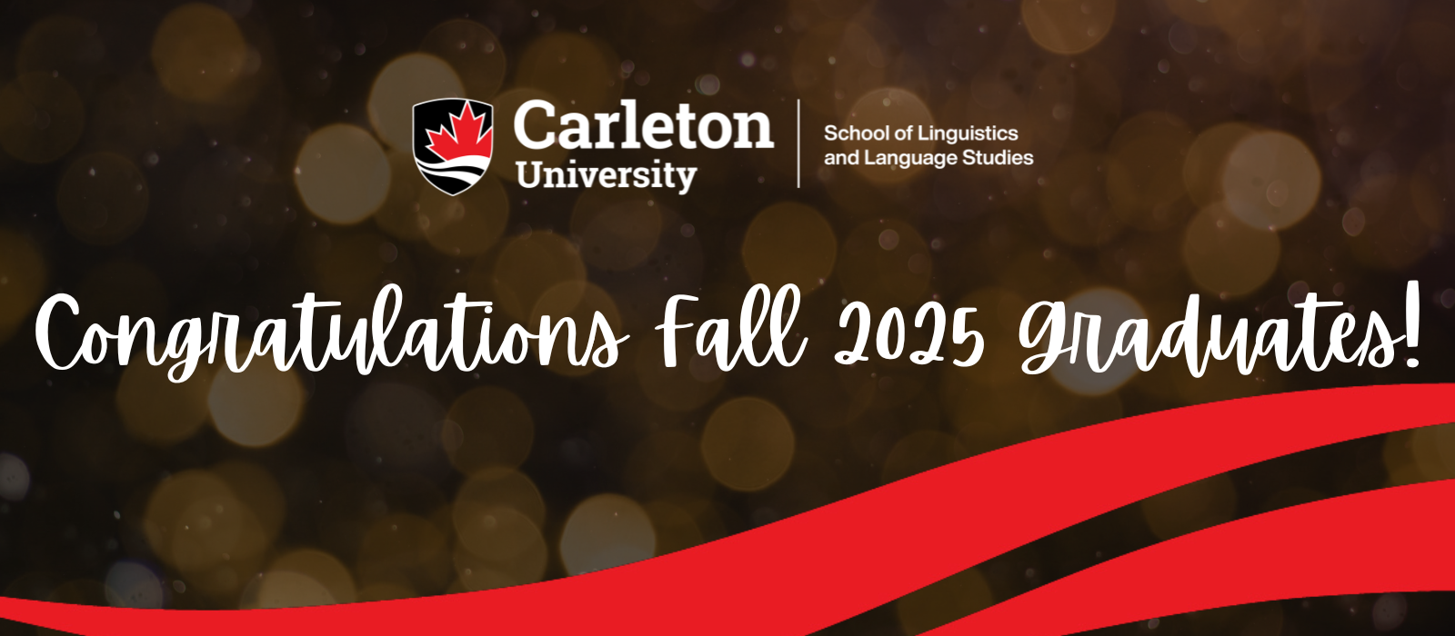 Text reads "Congratulations Fall 2025 graduates!"