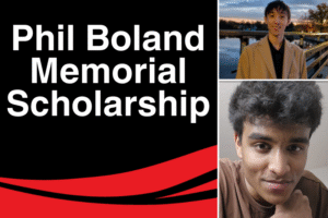 Image of Phil Boland Memorial Scholarship Recipients