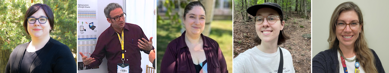 Image of the SLaLS staff: Tabbatha Malouin, Mike Barker, Heather Dugas, Rachel Kashul, Kimberley Seguin