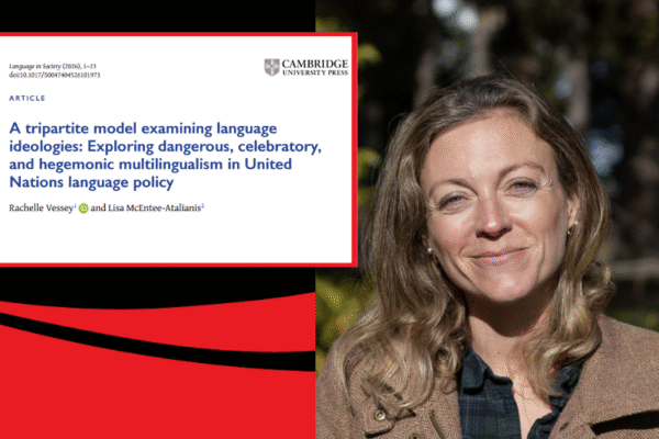 Image of Rachelle Vessey with her journal article