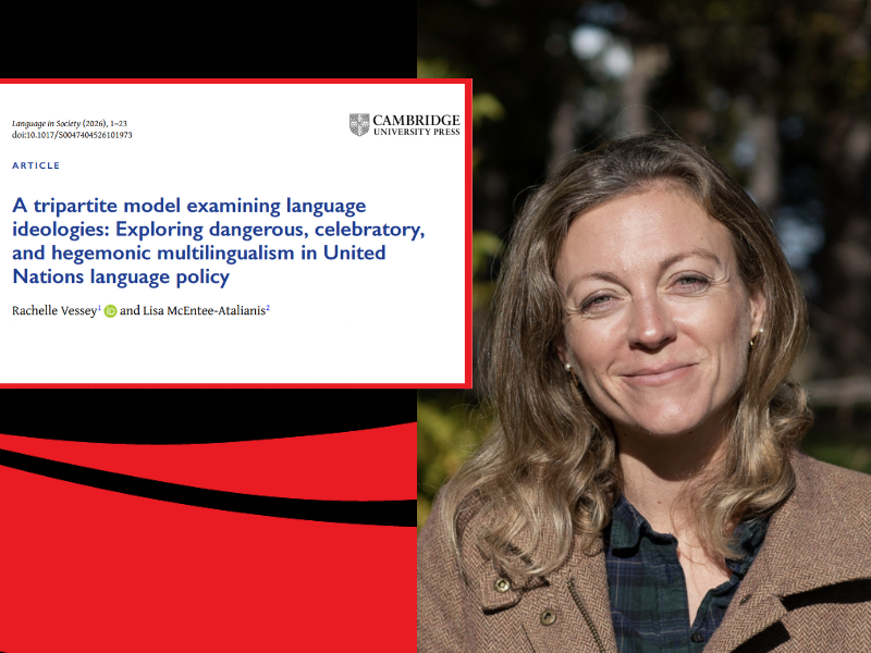 Image of Rachelle Vessey with her journal article