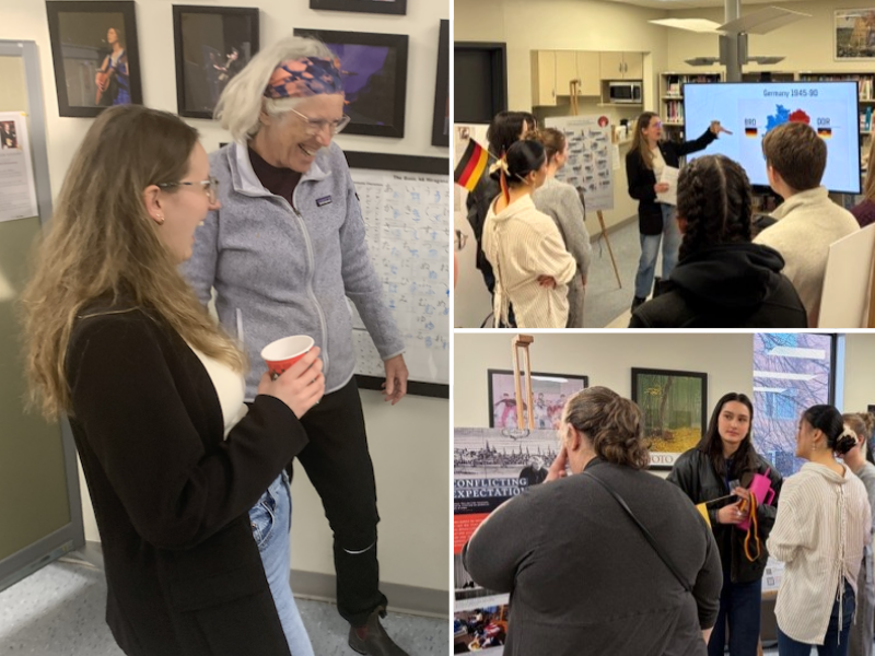 Attendees at the German event on February 13
