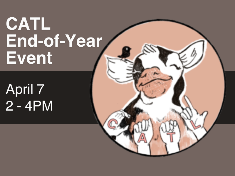 CATL End-of-Year event on April 7 from 2 to 4 p.m.