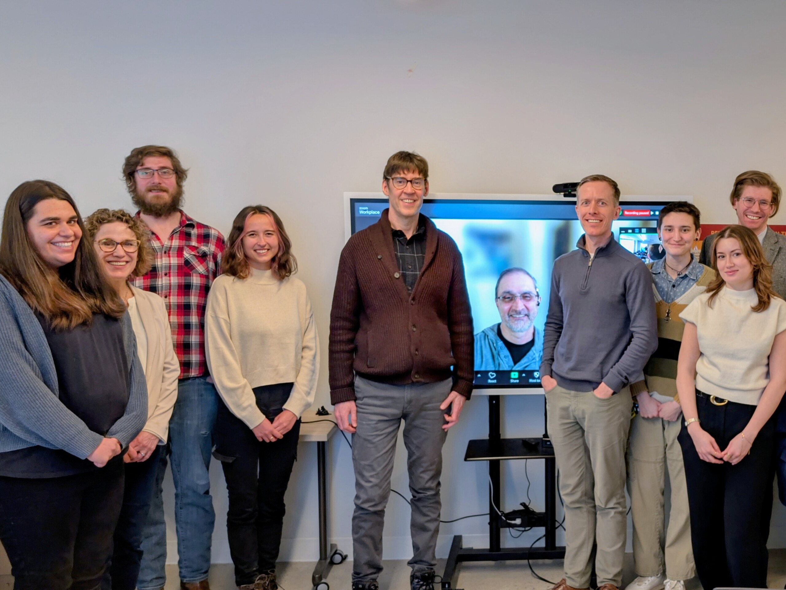 Image of SLaLS faculty and students