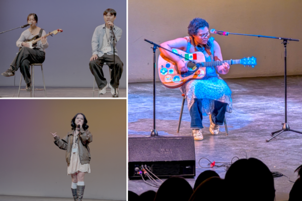 Collage of images of students performing at Linguavision 2026