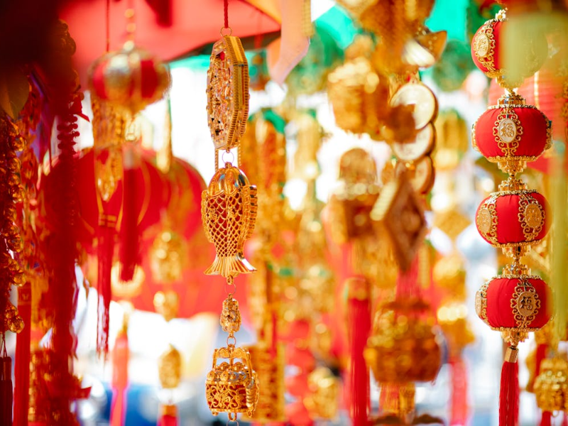 Lunar New Year decorations