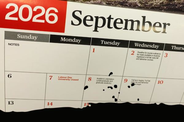 Calendar showing the month of September