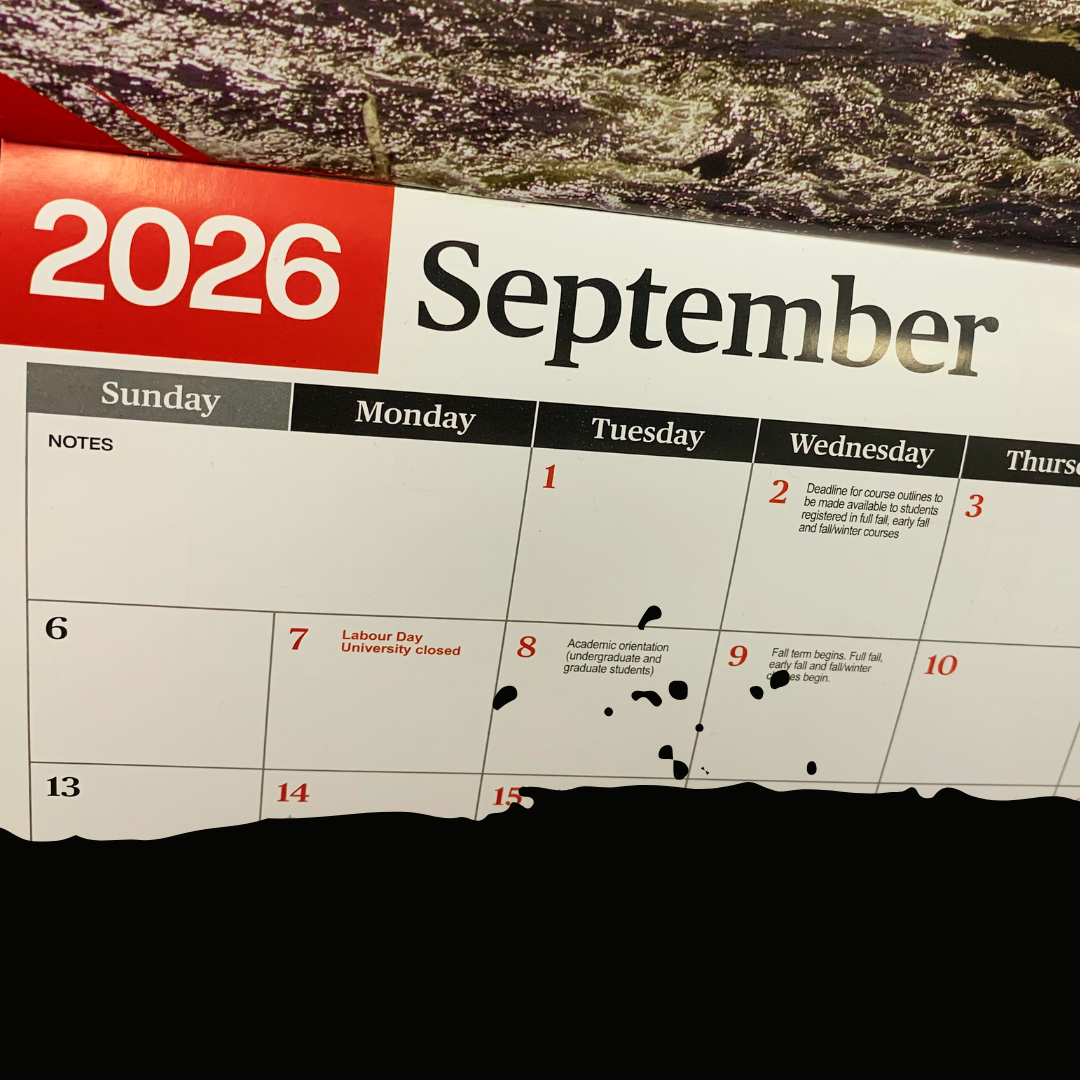 Calendar showing the month of September