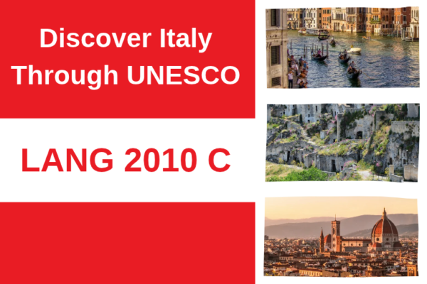 Discover Italy through UNESCO shows photos of sites in Italy