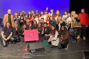 Group shot shows all performers